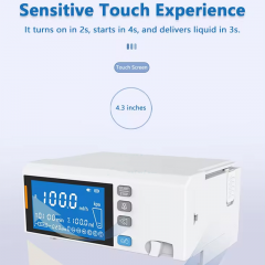 IN-IP01 Portable Syringe Infusion Pump Hospital Automatic Single-channel Syringe Pump For Clinic