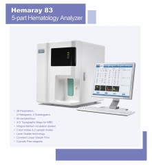 Rayto Hemaray 83 Hematology Analyzer 5 Part Auto Blood Cell Counter Blood Routine Detector Hematology Analyzer For Vet Or Human