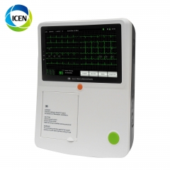 IN-CN3 High-resolution 3 Channel 7 Inch Touch Screen Ecg Machine Electrocardiograph Standard 12 Lead