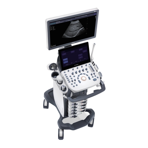 Sonoscape P20 Professional Hospital Use Adjustable Console Height Color Doppler Trolley Ultrasound Machine With Printer Port