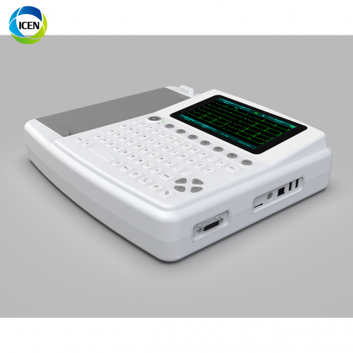 IN-1201 China 12 Channel Electrocardiogram Ecg Machine For Hospital