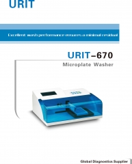 URIT-670 Popular Automatic Microplate Washer/elisa Washer Lab Device Immunity Product