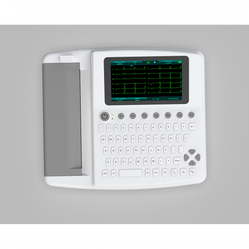 IN-1201 12 Channel Waveforms Factory Direct Sale 12 Lead Full Screen Display Electrocardiograph Ecg Machine