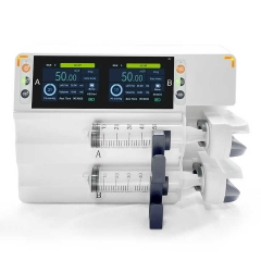 IN-C600A Dual Channel Hospital Infusion Pump Medical Vet Multiple 50ml Syringe Pump