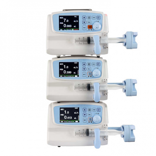 IN-605T Medical Portable Syringe Pump Plastic Anesthesia Equipments Led Screen Electric Syringe Pump