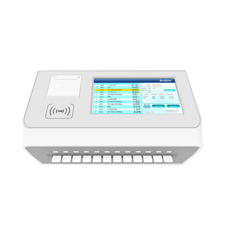 Anbio AF-1200 Fluorescence Immunoassay Analyzer With 10.1-inch Color Touch Screen Fluorescence Immunoassay Analyzer For Lab