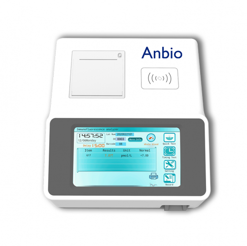 Anbio AF-100 Fully Automatic Poct Analyzer Immunofluorescence Quantitative Analyzer Fluorescence Immunoassay Analyzer