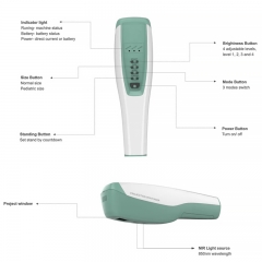 IN-V800F Advanced Medical Vein Finder Vein Viewer Infrared Vein Scanner 0.3mm Accuracy 15-25cm Detection Range Rechargeable
