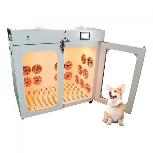 IN-PA03 Pet Grooming Dryer Cabinet with Infrared Care LCD Panel and Adjustable Wind Speed