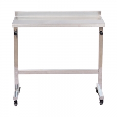 IN-PL03 304 Stainless Steel Surgical Instrument Cart Veterinary Trolley Multi‑Tier Storage for Pet Clinic Easy Mobility