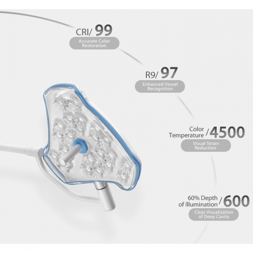 Mindray VeLED Series Veterinary Operating Light High Brightness LED Surgical Lamp for Pet Hospital