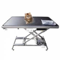 IN-PL06 Pet Styling Table 250‑950mm Electric Height Adjustment Foot Control Waterproof Fiber Tabletop Hair Dryer Holder