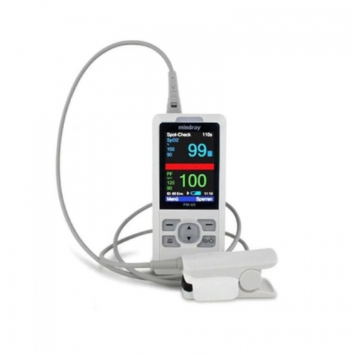 Mindray PM-60 Medical Pulse Oximeter with SpO2 and Pulse Rate Monitoring for Bedside and Spot Check