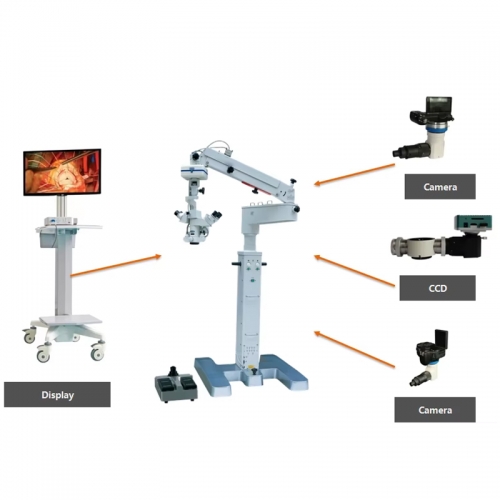 IN-4 Operating Microscope with 4x to 24x Zoom for Orthopedic Microsurgery