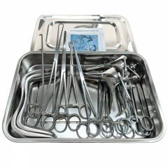 IN-G Reusable Gynecological Surgical Instruments Set Durable Metal Kit for Medical Practice