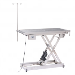 IN-P001 Motorized Pet Operating Table, 304 Stainless Steel Construction, Heated Top, Reliable for Surgical Procedures