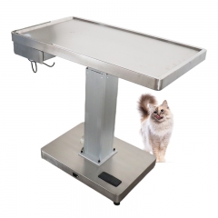 IN-PL05 Multi‑Function Pet Exam Table Electric Lift with Weighing Scale Stainless Steel Diagnosis Table for Vet Clinic
