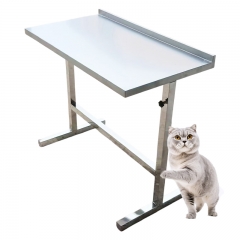IN-PL03 Pet Medical Instrument Trolley Stainless Steel 3 Tier Utility Cart for Veterinarian Hospital Silent Brake Wheels