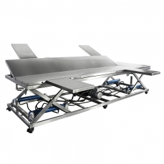 IN-P005 Electrical Hydraulic Operating Table for Large Animals 1500kg Stainless Steel Waste Tank Detachable Leg Support