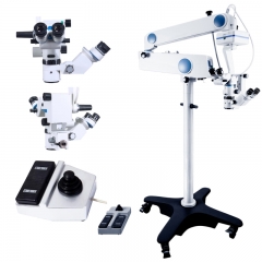 IN-610-3B Ophthalmic Surgical Microscope with Red Reflex and 60000 Lux Illumination