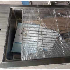 IN-PL01 Professional Pet Grooming Table Stainless Steel Integrated Sink Cold Hot Control Drawer Storage No Dead Angle Design