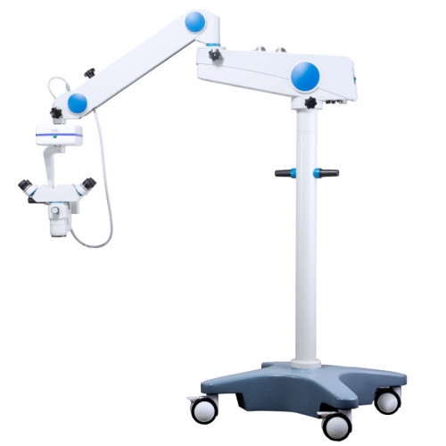 IN-610-4B Floor Stand Surgical Microscope 6x-16x Mag 55-75mm Pupil Distance