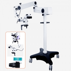IN-520-B Surgical Microscope with 0 to 200° Binocular Tube and 2.5x to 21x Magnification