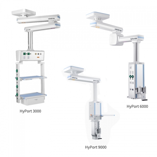Mindray HyPort 3000/6000/9000 Ceiling-Mounted Medical Pendant with Flexible Configuration and Connectivity