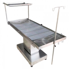 IN-P004 All Electric Vet Operating Table 304 Stainless Steel Heating Thermostatic Control Easy Clean Tray Funnel