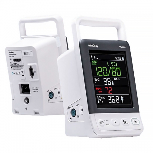 Mindray VS 600 Vital Signs Monitor NIBP SpO2 Temperature Patient Monitoring System for Hospital Use