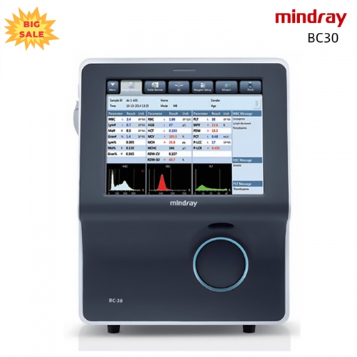 Mindray BC-30 Auto Hematology Analyzer 3-Part Differential CBC Blood Cell Counter for Laboratory Use