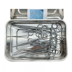 IN-B Standard Basic Surgical Kit Stainless Steel Instruments Set for Hospital Operating Room Use