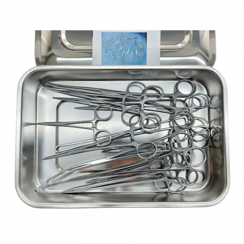IN-B Standard Basic Surgical Kit Stainless Steel Instruments Set for Hospital Operating Room Use