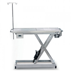 IN-P001 Veterinary Electric Operating Table, Thermostatic Heating, Stainless Steel Tray, Smooth Lifting Mechanism