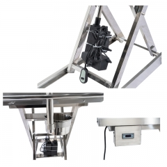 IN-P001 Veterinary Electric Operating Table, Thermostatic Heating, Stainless Steel Tray, Smooth Lifting Mechanism