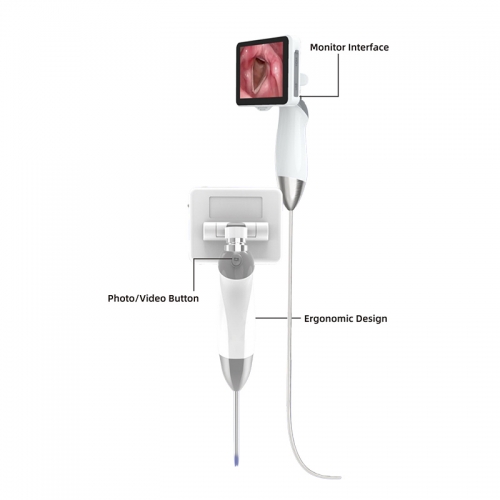 IN-VRL Portable Medical Rigid Video Laryngoscope with High-Visualization for Intubation