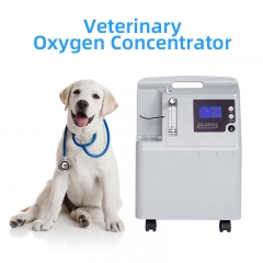 IN-5AW Vet Oxygen Concentrator with Voice Broadcast & Remote Control High Concentration Oxygen Therapy Machine for Animals