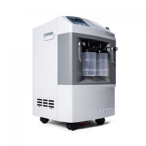 IN-10LS Medical Household Portable Double Flow Oxygen Concentrator with 10L Bottle