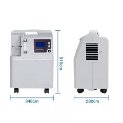 IN-5AW Vet Oxygen Concentrator with Voice Broadcast & Remote Control High Concentration Oxygen Therapy Machine for Animals