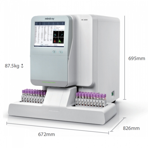 Mindray BC-6000 High-Accuracy Automatic Hematology Analyzer with Touch Screen for Medical Laboratories