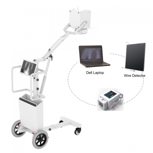 IN-8KW LCD Touch Screen Portable Xray Unit Device Combined X-ray Sensor X-Ray Machine