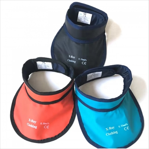IN-1107 Medical Durable X-ray Radiography Protective Scarf Neck Thyroid Protection Lead Shield Collar for Hospital Clinic