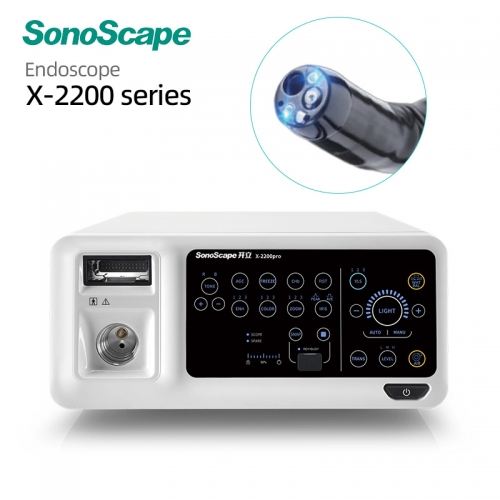 Smart Design SonoScape X-2200 series Mobile Endoscope Processor with Space-saving Layout