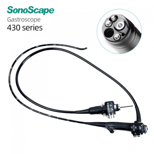 Professional SonoScape 430 Series Affordable Gastroscopy Flexible Scope Short bending radius with CMOS HD Sensor System