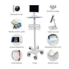 UProbe-5P Wireless Electric Linear B/W Ultrasound Probe Scanner with UHF for Emergency & Clinic Use
