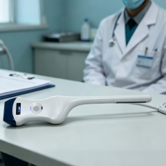 CProbe-5LR Electric Double Head Wireless Phone Pad 2 in 1 Palm Doppler Ultrasound Probe Scanner