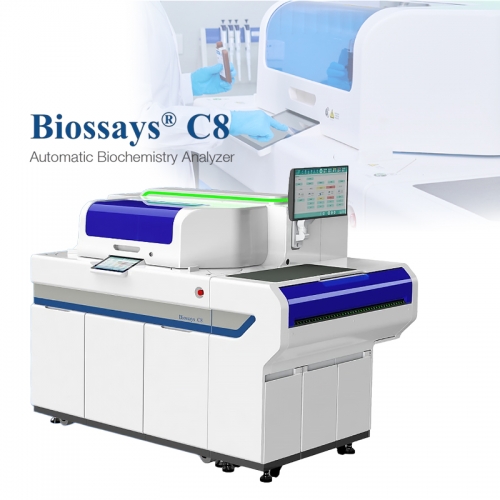 Biossays C8 High Quality Automatic Chemistry Analyzer Machine Biochemistry Analyzer for Clinic