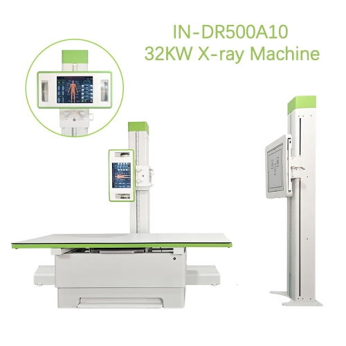 IN-DR500A10 Medical 32KW Digital Radiography System Medical X-Ray Machine Double Column X-ray Machine