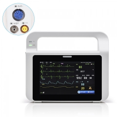 VE5 Portable Handheld Veterinary Pet Multi-Parameter Monitor with SPO2/ETCO2 6-Vital Signs 3.5