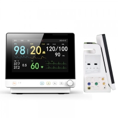 VP12 High Quality 12 Inch Portable Animal Use Vet Multi-parameter Patient Monitor Etco2 Veterinary Monitor